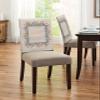 Dining Chair Cover 4 Pack Removable Chair Back Covers Spring Tulip Lavender Floral Frame Washable Kitchen Chairs Back Slipcover for Home/Office/Hotel/Restaurant Retro Cotton Linen view 4