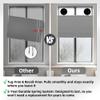BERISSA Top Down Bottom Up Cordless Cellular Shades No Tools No Drill Blinds for Windows Shades for Indoor Windows Easy to Install,44" W x 64" H (100% Blackout) Light Gray view 2