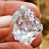 Polished Hand Carved Natural Clear Quartz Crystal (Sphatik) Stone 54 Mini Pyramids Cube Chakra Healing Raw Minerals Healing Power Geometry Tool 20mm view 1