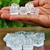 Polished Hand Carved Natural Clear Quartz Crystal (Sphatik) Stone 54 Mini Pyramids Cube Chakra Healing Raw Minerals Healing Power Geometry Tool 20mm view 2