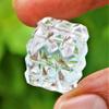 Polished Hand Carved Natural Clear Quartz Crystal (Sphatik) Stone 54 Mini Pyramids Cube Chakra Healing Raw Minerals Healing Power Geometry Tool 20mm view 4