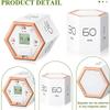 ERYUE Timer, Hexagon Digital Clock Timer Magnetic Cubes Timer Kitchen Hexagon Flip Timer for Studying Cooking Exercising Easy to Use Magnetic Flip Focus-Timer view 3