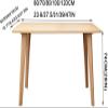 JITEM Modern Computer Desk Nordic Simple Writing Desk W/Beech Legs Freestanding PC Laptop Workbench TV Study Table for Home Office view 3