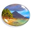 Mauritius Magnet Fridge Refrigerator Freezer Magnet Sticker Souvenir Decorations Oval Crystal Magnet Kitchen Whiteboard view 1
