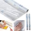 2 Rolls Clear Cover Transparent Matte Covering Self Adhesive Peel Stick Film 5FT Liner Laminating Surfaces Cover Shelf Drawer Liner 13.5"x5ft Each Contact Paper Book Document Laminate DIY Surface Easy view 4