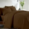 All Star Linen Oversize Queen Duvet Cover Set 1PCS Hidden Zipper Closure, 100% Egyptian Cotton Ultra Soft Light Weight Chocolate Duvet Cover Oversize Queen (98 x 98) view 1