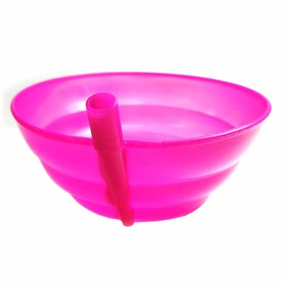 16 Pc Sippy Bowls Kid Built in Straw BPA Free Dish Cereal Soup Ramen Sip-a-Bowl
