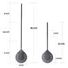 NUTUNI 12 Inch + 9 Inch Pizza Peel Set, Perforated Pizza Turning Peel, 12" x 14" Professional Aluminum Pizza Paddle for Homemade Pizza, Pizza Oven Accessories view 2