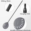 NUTUNI 12 Inch + 9 Inch Pizza Peel Set, Perforated Pizza Turning Peel, 12" x 14" Professional Aluminum Pizza Paddle for Homemade Pizza, Pizza Oven Accessories view 4