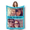 Custom Blankets with Photos Personalized Picture Collage Blanket Soft Using My Own Photos Custom Gifts for Christmas Family Friends Couple Gifts - 40"50" view 1