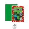 PROCOS Minecraft Paper Party Invitations (6pk - Includes envelopes) view 1