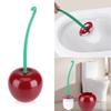 Cherry Toilet Brush, Toilet Brush, Cherry - Shape Cleaning Toliet Brush Holder Standing Set Lavatory Bathroom Tool view 4