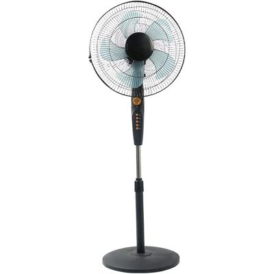 ZUMAHA Vertical 3 Speed Setting Floor Fan, Wide Angle Oscillating Fan with 5 Large Blades, Standing Fan 1H Timer, Home Pedestal Fan Adjustable