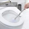 Toilet Bowl Cleaners, Toilet Brush,Toilet Bowl Brush with Extra Long Handle,Toilet Brush with Holder Duty Stainless Steel Upgraded Handle Scrubber Cleaner Set(Grey) view 2