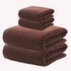 AOKLEY Bath Towels Set of 4, 2 Bath Towels 2 Washcloths for Bathroom, Shower Towels Large 100% Ring Spun Cotton 600GSM Lightweight and Highly Absorbent Quick Drying Towels, Perfect for Daily Use view 1