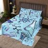 Erosebridal Chemical Equation Quilt Set King Size Science Formula Bedspread for Boys Girls Math Science Coverlet Set Chemical Elements Science Theme Bed Set Chemistry Lab Bedding view 1