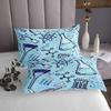 Erosebridal Chemical Equation Quilt Set King Size Science Formula Bedspread for Boys Girls Math Science Coverlet Set Chemical Elements Science Theme Bed Set Chemistry Lab Bedding view 4