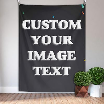Custom Tapestry with Photo Customized Christmas Birthday Gifts Personalized Tapestry Wall Hanging Backdrop for Bedroom 40x60 inch Vertical