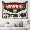 Abipuir Stuff For Boys Room Beware Of Egyptian Mau Tapestry Tapestry Aesthetic Tapestry Aesthetic (Size : 75X100CM) view 1