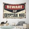 Abipuir Stuff For Boys Room Beware Of Egyptian Mau Tapestry Tapestry Aesthetic Tapestry Aesthetic (Size : 75X100CM) view 4