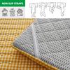 5Cm Thick Full Size Futon Mattress,Jacquard Washed Cotton Japanese Floor Mattress,Non Slip Student Dormitory Sleeping Bed Mattress Topper Folding Mat,Orange,90x190cm/35x75 view 4
