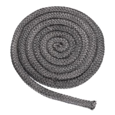 PATIKIL 13/16"x 118" Wood Stove Gasket, Graphite Fiberglass Round High-Temperature Resistance Seal Rope Replacement for Stoves Fireplace Door, Black