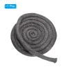 PATIKIL 13/16"x 118" Wood Stove Gasket, Graphite Fiberglass Round High-Temperature Resistance Seal Rope Replacement for Stoves Fireplace Door, Black view 3