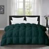 The OutNeT Teal 1Pc Pinch Pleated Comforter Oversized California King (108x98Inch), Cooling Blanket for Hot Sleepers, Night Sweats. Hypoallergenic, Machine Washable, All Season Duvet Insert view 1
