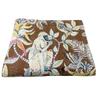 Handmade Pure Cotton Brown Color Kantha Quilt, Traditional Look Bed Spread, Bed Cover, Kantha Gudri (Queen Size 90" x 108") view 2