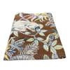 Handmade Pure Cotton Brown Color Kantha Quilt, Traditional Look Bed Spread, Bed Cover, Kantha Gudri (Queen Size 90" x 108") view 3