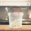 Alipis 6-Pack Food-Grade Ice Storage Bucket Lids Reusable Plastic Containers for Home Hotel Restaurant Dessert Shop view 4