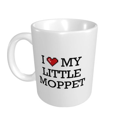 Abipuir Coffee Mugs Funny I Love My Little Moppet Mug Funny Coffee Mug For Men Funny Coffe Mug
