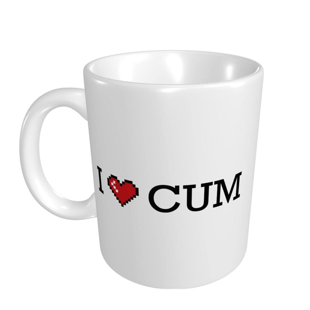 Abipuir Coffee Mugs Funny I Love Cum Mug Funny Coffee Mug For Men Funny Coffe Mug