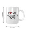 Abipuir Coffee Cup Funny I Love My Mommy's Boy Mug Fun Stuff Things for Teen Girls Room view 2