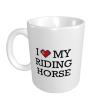 Abipuir Coffee Cup Funny I Love My Riding Horse Mug Fun Stuff Things for Teen Girls Room view 1