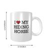 Abipuir Coffee Cup Funny I Love My Riding Horse Mug Fun Stuff Things for Teen Girls Room view 2