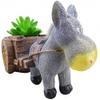 VIXPET Donkey Decoration Storage Box, Resin Craft Father's Day Birthday Christmas Office Furniture Home Decoration-B view 2