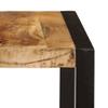 BUKSCYJS Kitchen Table,Multifunctional Dining Room Table,Dining Table,Easily Assembled,Suitable for Living Room,Lounge,Office,Meeting Room 70.9"x35.4"x29.5" Solid Mango Wood view 4