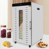 20 Tray Food-Dehydrator for Jerky, 1700W Stainless Steel Commercial Food-Dehydrator Machine with Digital Timer and 194F Temperature Control for Fruit, Meat, Treats, Herbs, Vegetables view 3