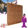 Bamboo Shade Outdoor Bamboo Roll Up Blinds, Reed Shades for Patio, Porch/Garden/Sunroom Privacy 61x24in Brown view 1