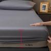 FCLDESHOP Stretchy Fitted Sheet,Thick Brushed Washed Cotton Waterproof Fitted Sheet, Kids Bedroom Waterproof Urine Non-Slip Mattress Protector,Geometry,150 * 190cm (1pcs) view 4
