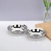 Sumeet Stainless Steel Heavy Gauge Multi Utility Serving Plates with Mirror Finish 14.5cm Dia - Set of 2pc, Silver view 1