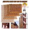 Bamboo Shade Outdoor Bamboo Roll Up Blinds, Reed Shades for Patio, Porch/Garden/Sunroom Privacy 55x32in(WH) Brown view 3
