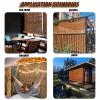 Bamboo Shade Outdoor Bamboo Roll Up Blinds, Reed Shades for Patio, Porch/Garden/Sunroom Privacy 55x32in(WH) Brown view 4