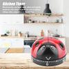Ladybug Kitchen Timer Cute & Funny 60 Minutes Wind up Timer Mechanical Countdown Timer for Oven, Cooking, Classroom, Exercise, Bathroom view 2