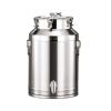 RGWYGCG Stainless Steel Fermenter,Brewing Equipment Stainless Steel Fermenter with Airlock, Fermenting Bucket for Your Beer,for Food Storage/Wine Fermentation,25 * 36CM/15L view 1