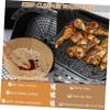 100 Pcs Air Fryer Paper Air Fryer Pot Liners Cooking Paper Accessory Baking Bowls Round view 2