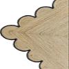 SanwariyaRugsExport Natural Jute Scalloped Rug Bohemian Rug Decor Rug Handwoven Rug Custom Rug Decorative Rug (BLK)-(3x8) view 4