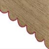 SanwariyaRugsExport Natural Jute Scalloped Rug Bohemian Rug Decor Rug Handwoven Rug Custom Rug Decorative Rug (RED)-(3x8) view 4