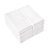FIVE STAR NAPKINS White Hand Towel - 100% Cotton, Disposable Hand Towels for Bathroom - Paper Guest Napkins, Paper Hand Towels Bathroom, 10.6" x 10.6" (Folded 5" x 3 ") - 30 Units view 1